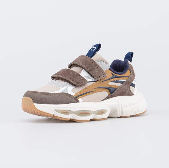 344517-13 Бежевые кроссовки с LED и Softshell для мальчики бежевый,коричневый