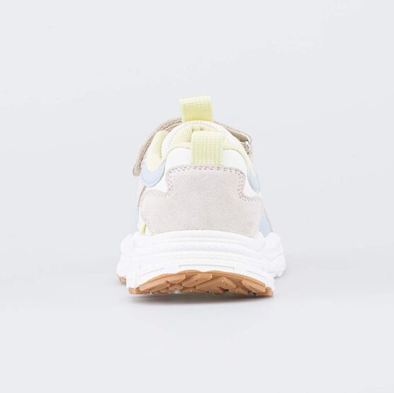 344520-12 Детские кроссовки для девочки для девочки бежевый,голубой,желтый фото №5