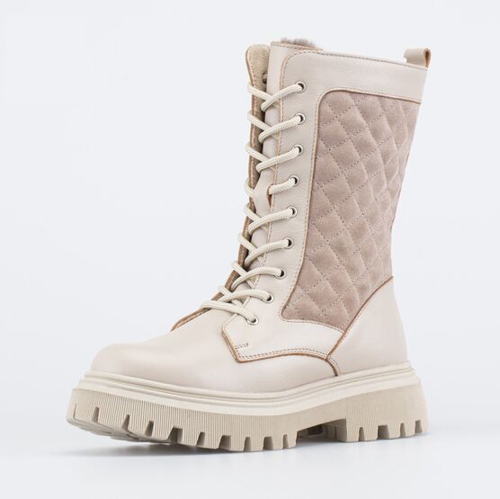 562070-51 Зимние сапожки для девочки бежевый для девочки бежевый