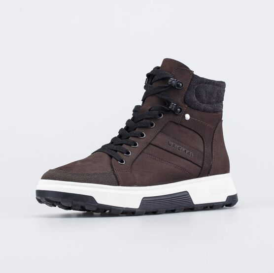 Зимние ботинки для подростка для мальчики цвет коричневый купить за 6990 в  интернет-магазине Котофей с доставкой: цена, фото,отзывы