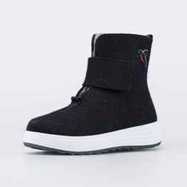 857009-44 Укороченные женские валенки для девочки черный