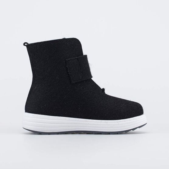 857009-44 Укороченные женские валенки для девочки черный фото №2