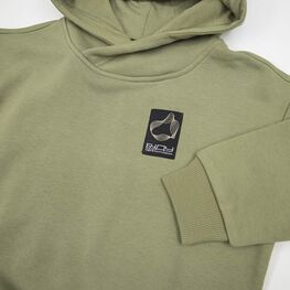 07764080-40 Костюм утепленный из футера оливковый для мальчики оливковый фото №4