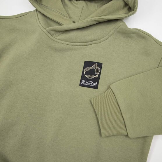 07764080-40 Костюм утепленный из футера оливковый для мальчики оливковый фото №4