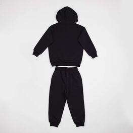 07764081-40 Костюм утепленный из футера черный для мальчики черный фото №2