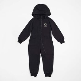 07769003-40 Комбинезон детский футер черный для мальчики черный
