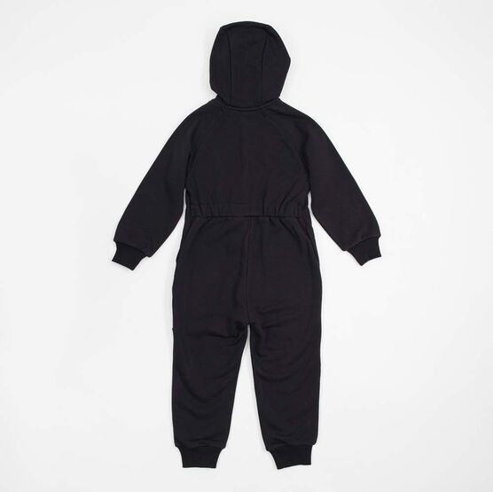 07769003-40 Комбинезон детский футер черный для мальчики черный фото №2