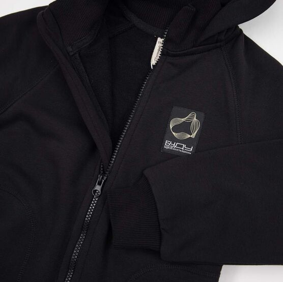 07769003-40 Комбинезон детский футер черный для мальчики черный фото №3