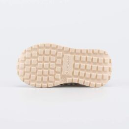 144262-15 Кроссовки с липучками Три звезды для девочки бежевый фото №3