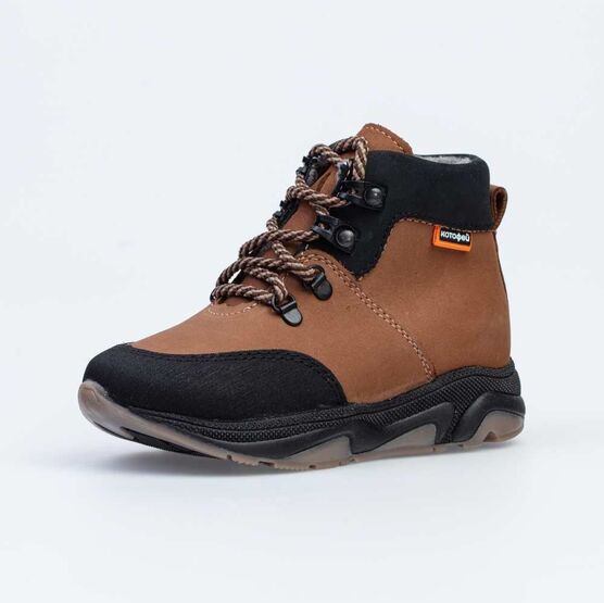 352294-32 Ботинки для мальчики коричневый