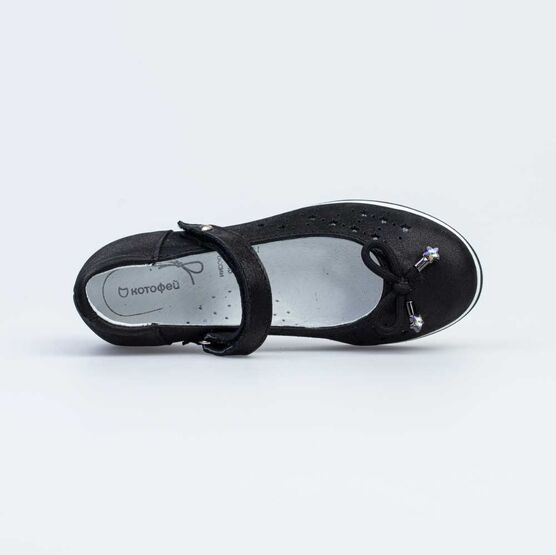 532242-21 Туфли для девочки черный фото №4
