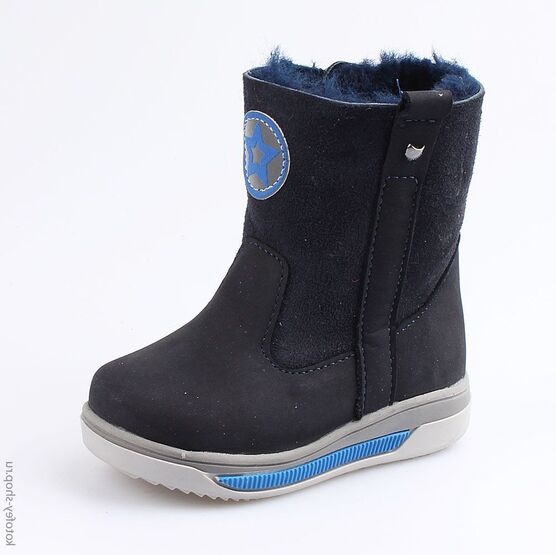 162058-42 Сапожки для мальчики светло-синий