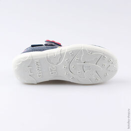 431130-12 Текстильная обувь для девочки светло-синий фото №3