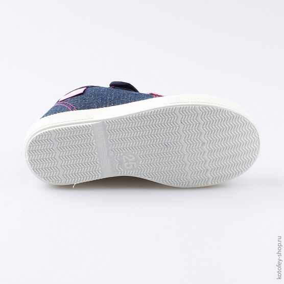 331127-12 Кеды для девочки светло-синий фото №3