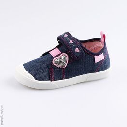 331127-12 Кеды для девочки светло-синий