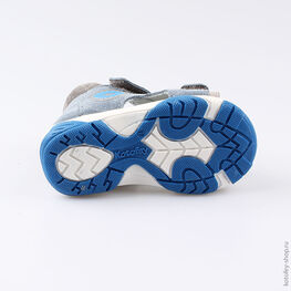 022099-21 Туфли летние для мальчики гол-сер фото №3