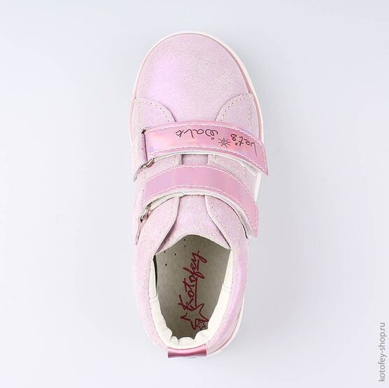 352214-22 Ботинки для девочки розовый фото №4