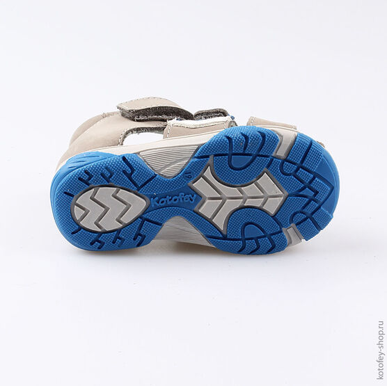 022102-22 Туфли летние для мальчики серый фото №3