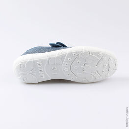 431138-11 Текстильная обувь для девочки голубой фото №3