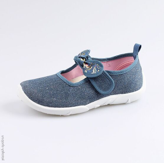 431138-11 Текстильная обувь для девочки голубой