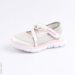 344240-11 Кроссовки для девочки серый