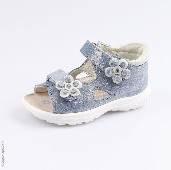 122102-25 Босоножки для девочки голубой