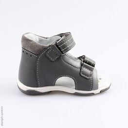 022099-24 Туфли летние для мальчики серый фото №2