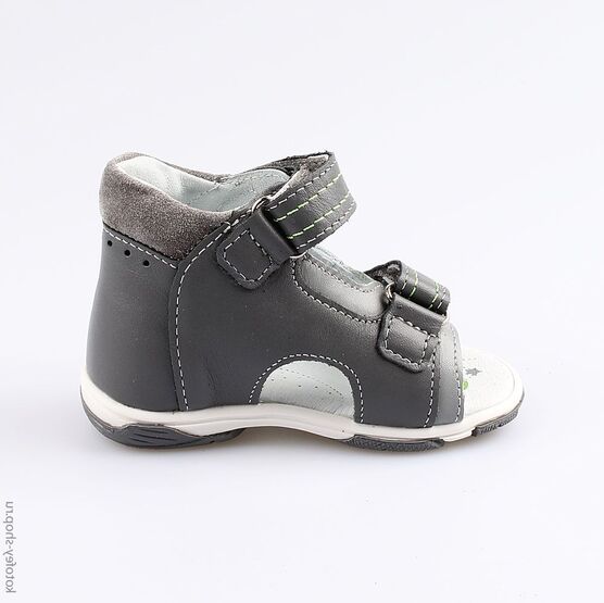 022099-24 Туфли летние для мальчики серый фото №2