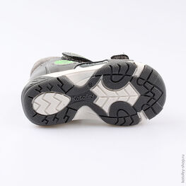 022099-24 Туфли летние для мальчики серый фото №3