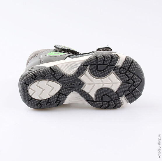 022099-24 Туфли летние для мальчики серый фото №3