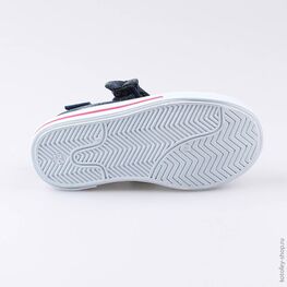 231141-11 Кеды из джинсовой ткани для девочки светло-синий фото №3