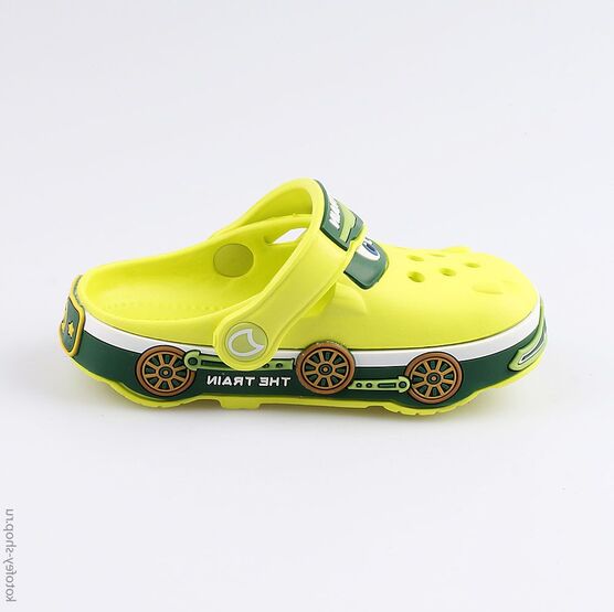 325067-03 Клоги пляжные для мальчики салатовый фото №2