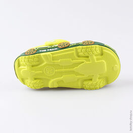 325067-03 Клоги пляжные для мальчики салатовый фото №3