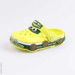 325067-03 Клоги пляжные для мальчики салатовый
