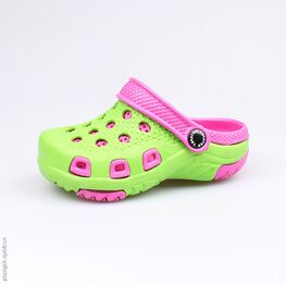 325038-02 Пляжная обувь салатовая для девочки салатовый