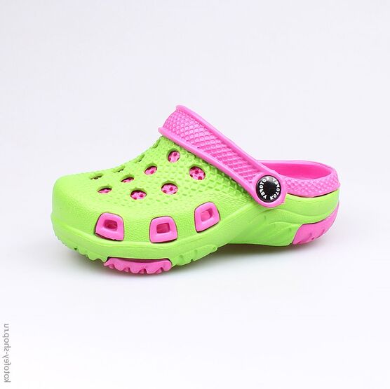 325038-02 Пляжная обувь салатовая для девочки салатовый