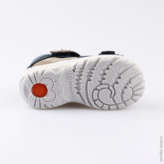 122135-21 Сандалии для мальчики син-беж фото №3