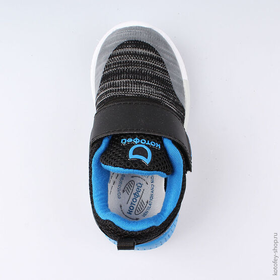 144102-72 Кроссовки для мальчики чер-гол фото №4