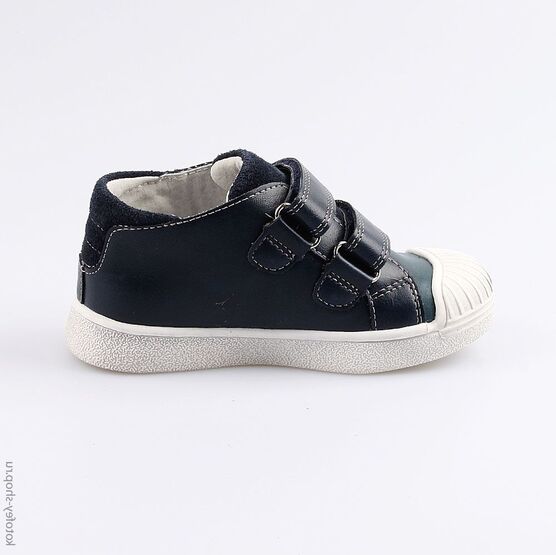 354040-21 Ботинки для мальчики син-жел фото №2