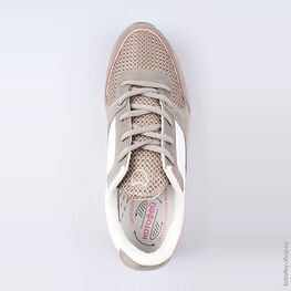 744130-72 Кроссовки для девочки сер-роз фото №4