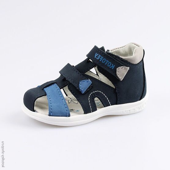 122110-26 Сандалии для мальчики син-гол