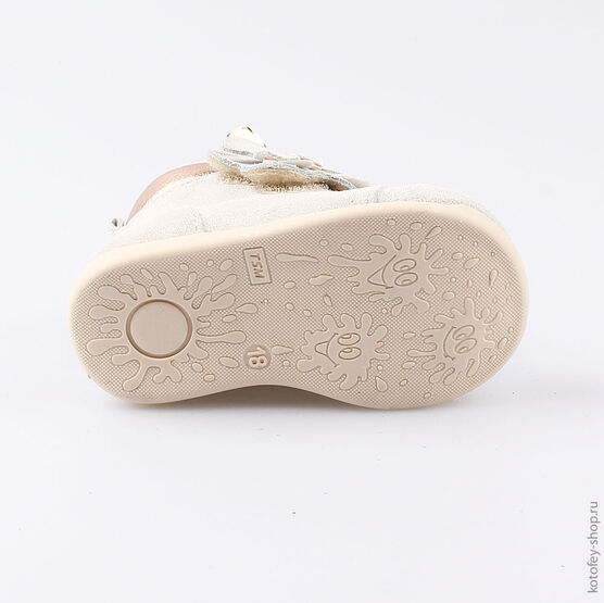 052135-22 Ботинки для девочки сер-бро фото №3