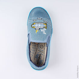 331113-11 Кеды для мальчики голубой фото №4