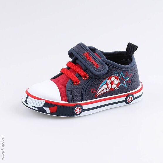 231144-11 Кеды для мальчики син-кра