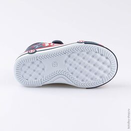 231144-11 Кеды для мальчики син-кра фото №3