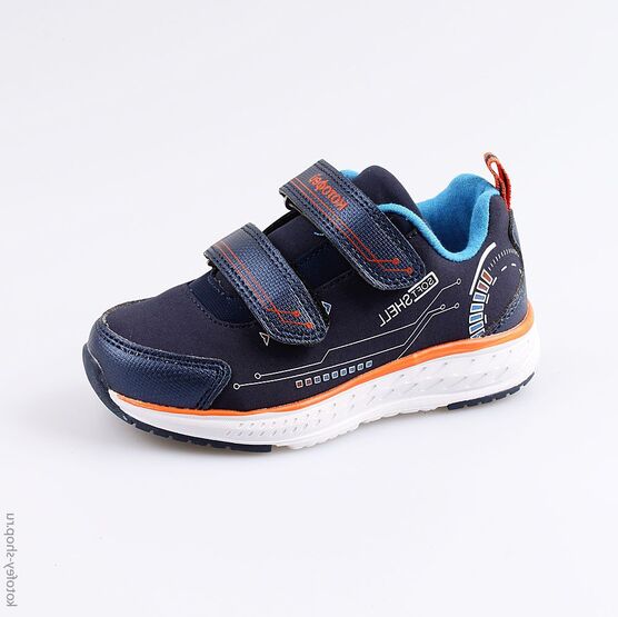 344223-72 Кроссовки на липучках для мальчики светло-синий