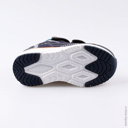 344223-72 Кроссовки на липучках для мальчики светло-синий фото №3