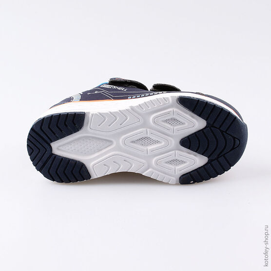 344223-72 Кроссовки на липучках для мальчики светло-синий фото №3