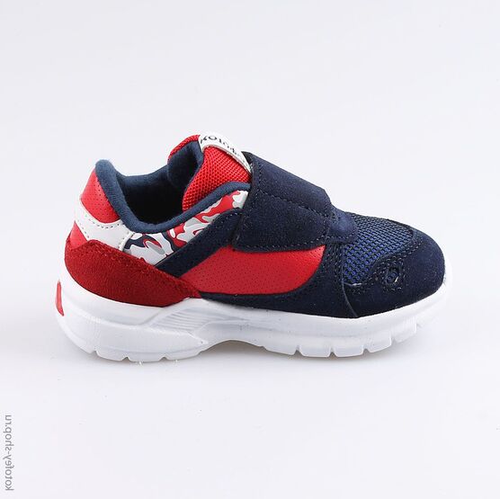 144110-72 Кроссовки с LED-подсветкой на подошве для мальчики син-кра фото №2