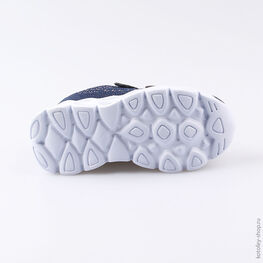 344233-72 Кроссовки с LED-подсветкой на подошве для девочки светло-синий фото №3